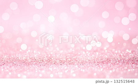 優しく輝くフロスティピンクのラメ背景 優しく輝くフロスティピンクのラメ背景 132515648