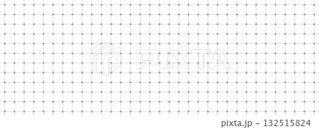 Dotted square grid planer page. Seamless black dashed checkered paper pattern. Simple crossed dash graph texture. Bullet journal notebook background. School math lined sheet wallpaper. Vector Dotted square grid planer page. Seamless black dashed checkered paper pattern. Simple crossed dash graph texture. Bullet journal notebook background. School math lined sheet wallpaper. Vector 132515824