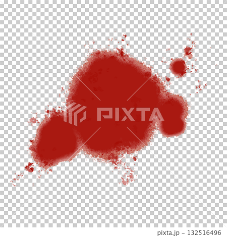 血　絵の具のテクスチャ 132516496