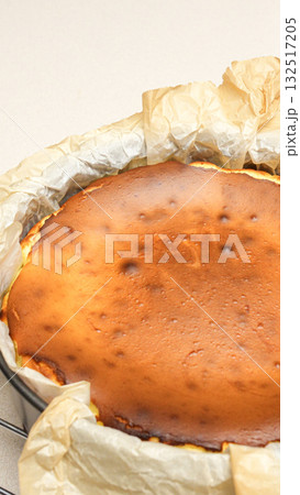 Delicious Homemade San Sebastien Cheesecake With caramel Crust And Creamy Filling Baked To Perfection Delicious Homemade San Sebastien Cheesecake With caramel Crust And Creamy Filling Baked To Perfection 132517205