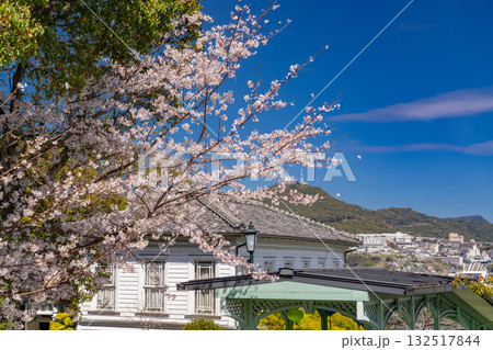 《長崎県》長崎市・坂の街並み 132517844