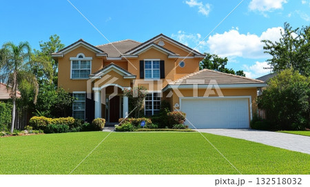 Beautiful Florida Home with Lush Lawn. Beautiful Florida Home with Lush Lawn. 132518032