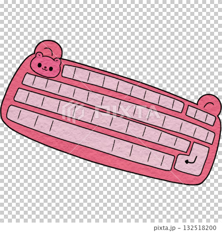 a pink keyboard 132518200