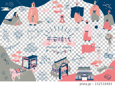 平安時代の宮廷貴族 132518483