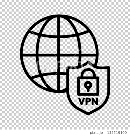 インターネットゲートウェイのアイコン。盾と錠で守られています。 インターネットゲートウェイのアイコン。盾と錠で守られています。 132519100