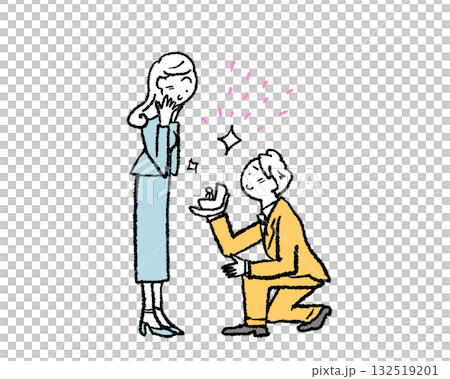 跪下，用戒指求婚 132519201