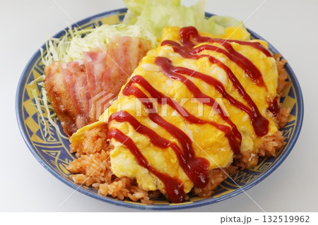 手作りオムライスランチ 132519962