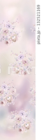 Abstract beautiful flowers and patterns illustration 132521169