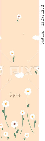 Abstract beautiful flowers and patterns illustration 132521222