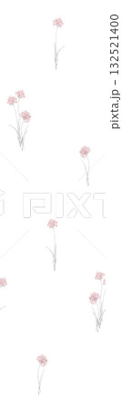 Abstract beautiful watercolor floral vintage illustration 132521400