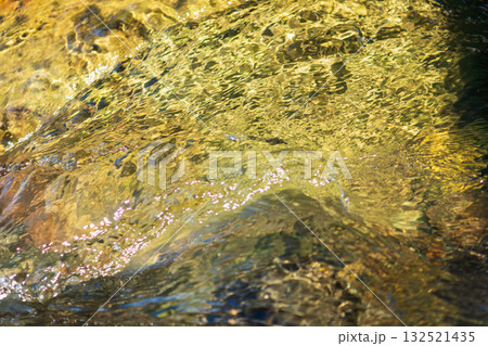 夏の川 川の流れ水面の表情129 夏の川 川の流れ水面の表情129 132521435