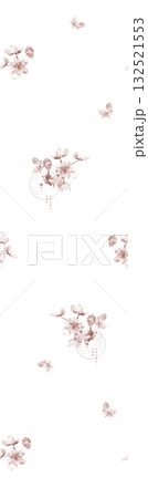 Abstract beautiful watercolor floral vintage illustration Abstract beautiful watercolor floral vintage illustration 132521553