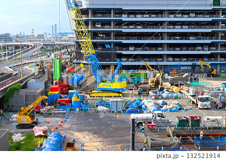 羽田空港施設工事中 羽田空港施設工事中 132521914