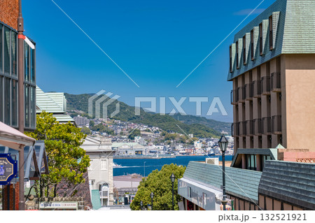 《長崎県》グラバー通りの街並み 132521921