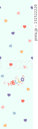 Abstract beautiful watercolor floral pattern illustration 132522220