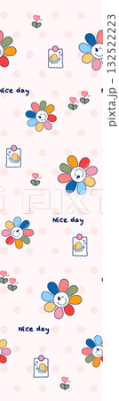 Abstract beautiful watercolor floral pattern illustration Abstract beautiful watercolor floral pattern illustration 132522223