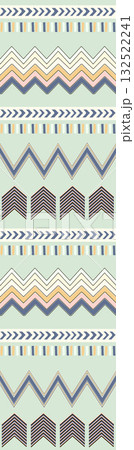 Abstract beautiful watercolor floral pattern illustration 132522241