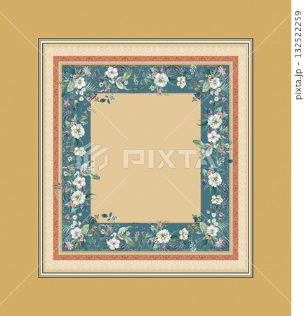 Abstract beautiful watercolor floral pattern illustration Abstract beautiful watercolor floral pattern illustration 132522259