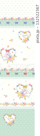 Abstract beautiful watercolor floral pattern illustration Abstract beautiful watercolor floral pattern illustration 132522367