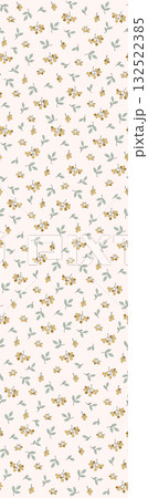 Abstract beautiful watercolor floral pattern illustration 132522385