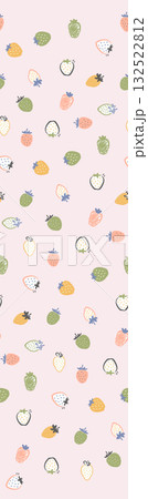 Abstract patterns and beautiful watercolor floral illustrations 132522812