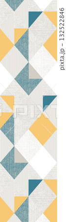 Abstract patterns and beautiful watercolor floral illustrations 132522846