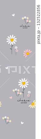 Abstract patterns and beautiful watercolor floral illustrations Abstract patterns and beautiful watercolor floral illustrations 132522856
