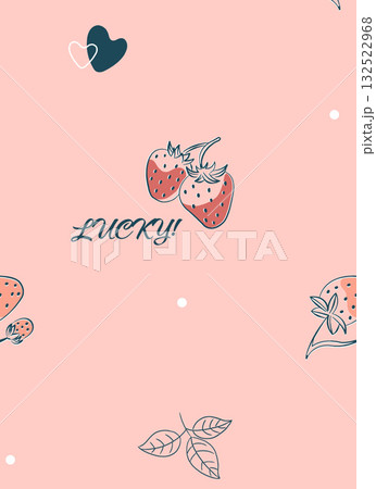 Abstract patterns and beautiful watercolor floral illustrations 132522968