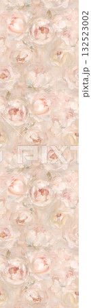 Abstract patterns and beautiful watercolor floral illustrations 132523002