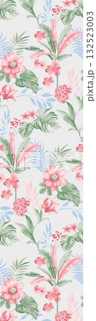 Abstract patterns and beautiful watercolor floral illustrations Abstract patterns and beautiful watercolor floral illustrations 132523003
