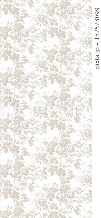 Abstract patterns and beautiful watercolor floral illustrations 132523099