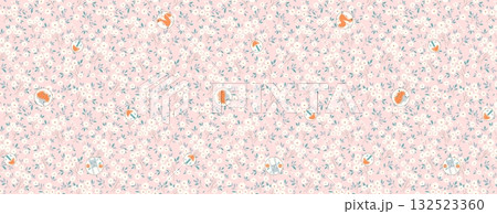 Abstract patterns and beautiful watercolor floral illustrations Abstract patterns and beautiful watercolor floral illustrations 132523360