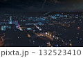 Porvoo, Finland - December 08, 2020: A stunning night cityscape view showcasing illuminated buildings and a vibrant skyline, capturing the essence of urban life and energy 132523410