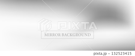 Clean metal wallpaper. Micro silver mirror gradient with hairline chrome texture. Vector illustration 132523415