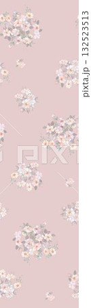 Abstract patterns and beautiful watercolor floral illustrations 132523513
