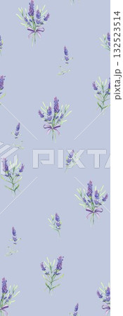 Abstract patterns and beautiful watercolor floral illustrations 132523514
