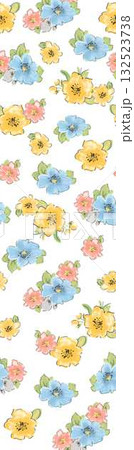 Abstract patterns and beautiful watercolor floral illustrations Abstract patterns and beautiful watercolor floral illustrations 132523738