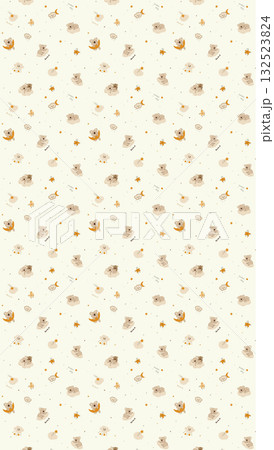 Abstract patterns and beautiful watercolor floral illustrations Abstract patterns and beautiful watercolor floral illustrations 132523824
