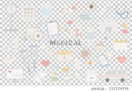 医療 落書き風 病院 健康 ヘルス メディカル イラスト ベクター セット 白バック 線なし 注射 医療 落書き風 病院 健康 ヘルス メディカル イラスト ベクター セット 白バック 線なし 注射 132524356