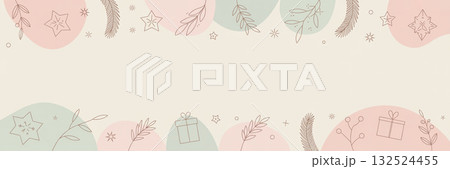 シンプルでお洒落なバナー背景デザイン シンプルでお洒落なバナー背景デザイン 132524455