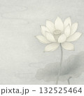 弔事や喪中の挨拶用の蓮の花のイメージ 132525464
