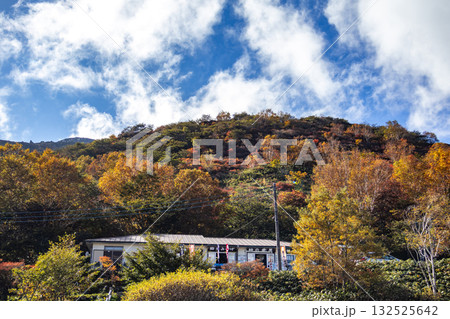 那須岳駐車場の上部の秋の峠の茶屋 那須岳駐車場の上部の秋の峠の茶屋 132525642