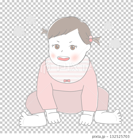 怒っている赤ちゃん 132525703