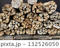 焚き付けに使う薪 132526050