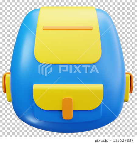 Yellow Student Backpack Yellow Student Backpack 132527837