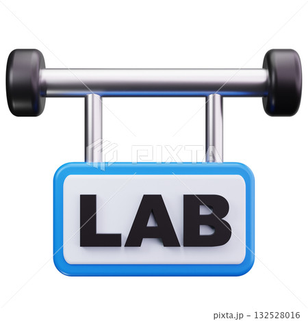 Laboratory Direction Sign 132528016