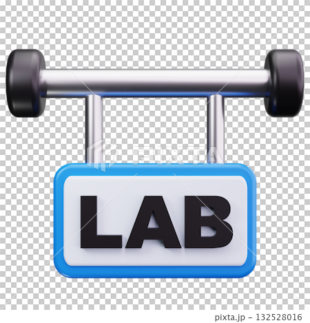 Laboratory Direction Sign 132528016