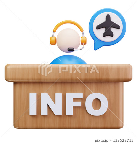 Airport Information Desk 132528713