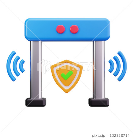 Airport Security Gate Airport Security Gate 132528714