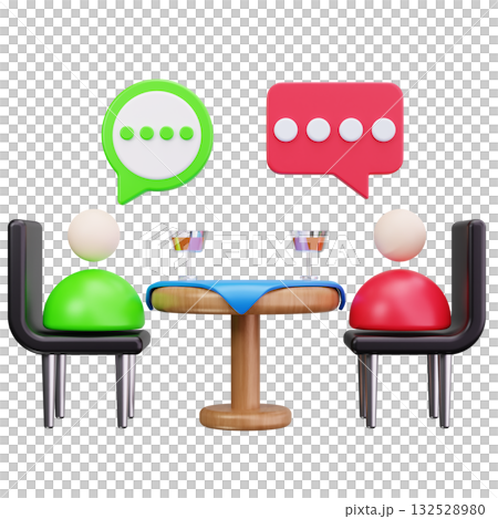 Office Meeting Discussion 132528980